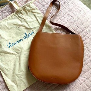 Steven Alan Camel Leather Shoulder Bag